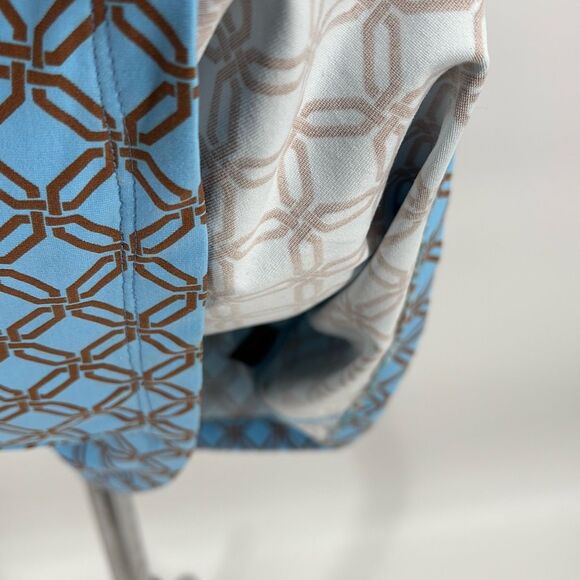 J.McLaughlin Catalina Cloth Square‎ Neck MIDI Pullover Dress Pockets Blue XS - Picture 8 of 13